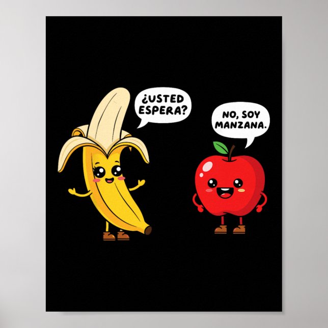 Pun Joke Funny Maestra School Spanish Teacher Stud Poster (Front)