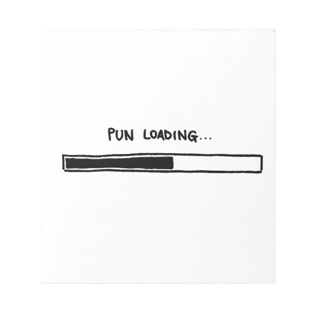 Pun Loading Notepad (Front)