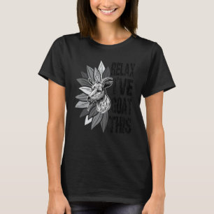 Pun Relax I've Goat This Farmer Farm Animal Retro  T-Shirt