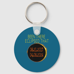 Pun Total Solar Eclipse Key Ring