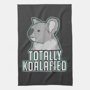 Pun - Totally Koalafied Tea Towel
