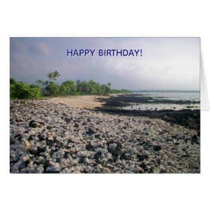 Punaluʻu Black Sand Beach Hawaii Birthday