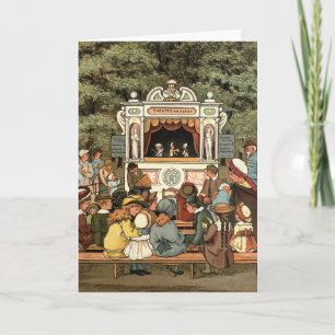 Punch and Judy Puppet Show" Card