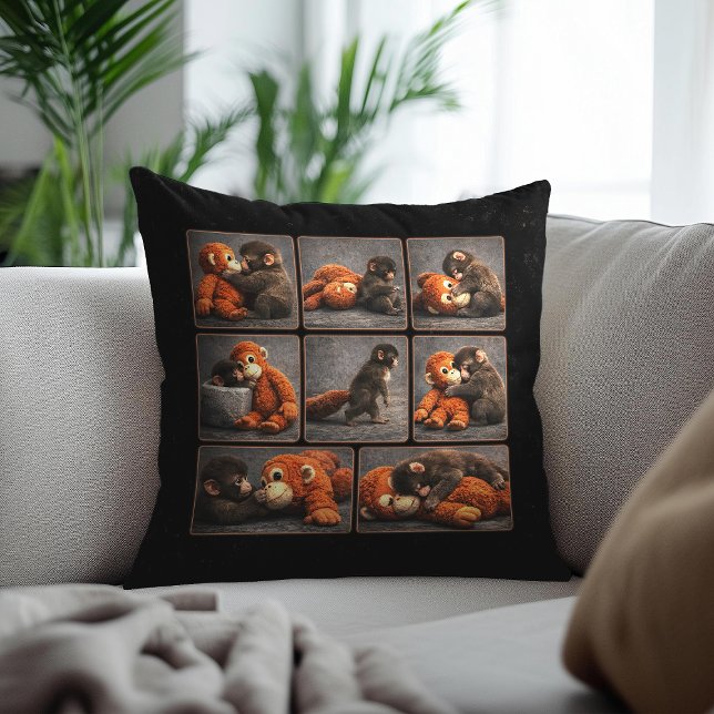 Punch Baby Monkey Cushion (Creator Uploaded)