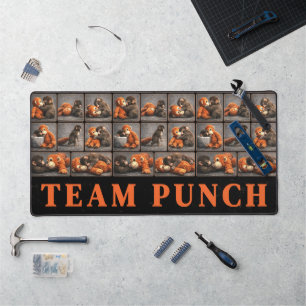 Punch Baby Monkey Desk Mat
