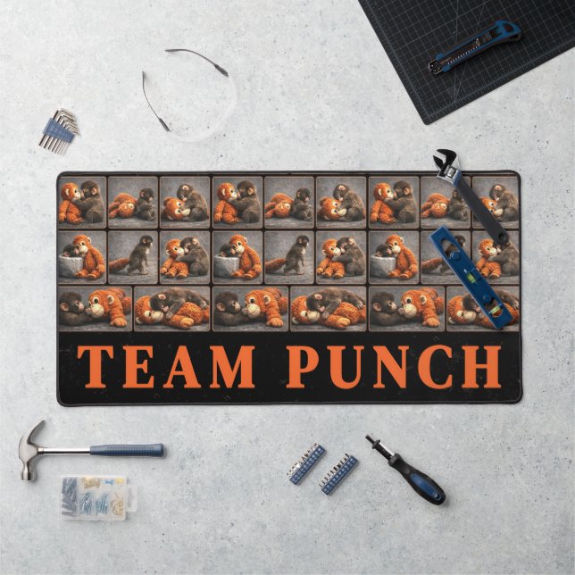 Punch Baby Monkey Desk Mat (Workstation)
