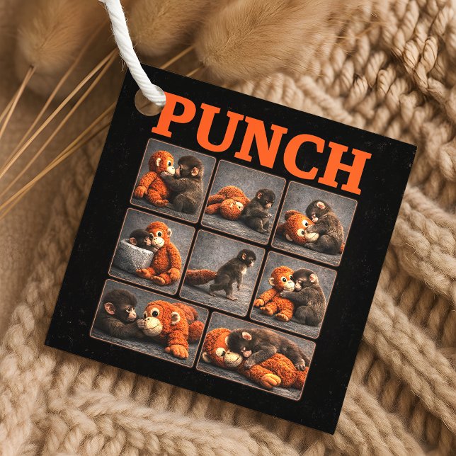 Punch Baby Monkey Favour Tags (Creator Uploaded)