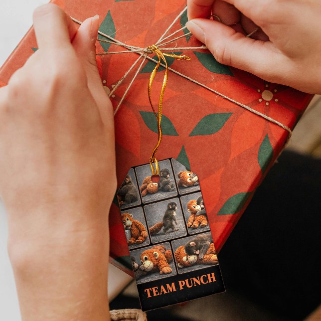 Punch Baby Monkey Gift Tags (Creator Uploaded)