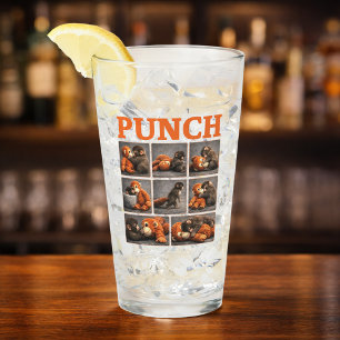 Punch Baby Monkey Glass