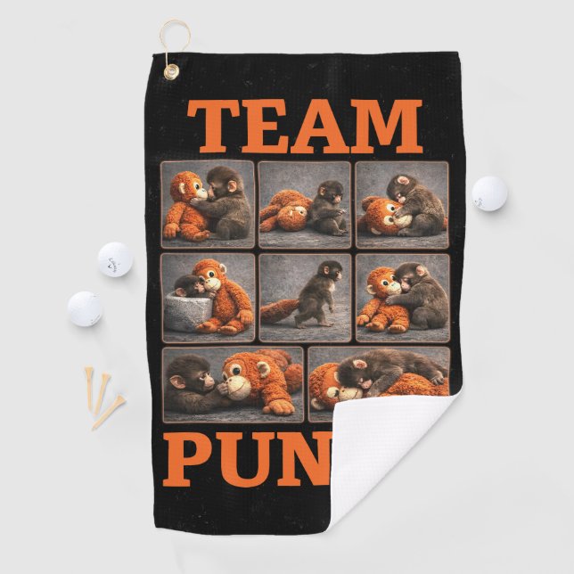 Punch Baby Monkey Golf Towel (InSitu)