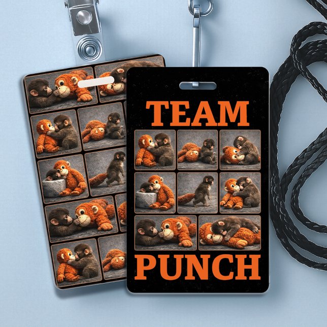 Punch Baby Monkey ID Badge (Creator Uploaded)