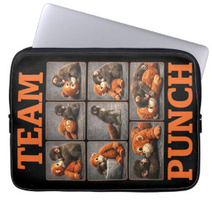 Punch Baby Monkey Laptop Sleeve