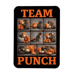 Punch Baby Monkey Magnet