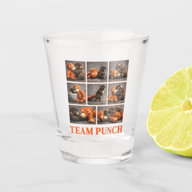 Punch Baby Monkey Shot Glass (Front)