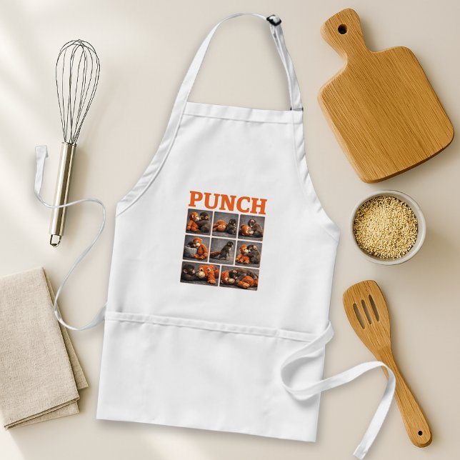 Punch Baby Monkey Standard Apron (Creator Uploaded)