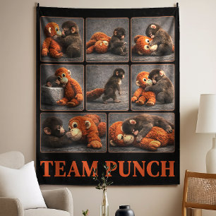 Punch Baby Monkey Tapestry