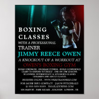 Punch Bag, Boxing Class Advert