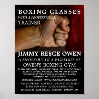 Punch Bag, Boxing Class Advert