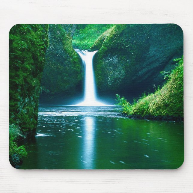 Punch Bowl Falls Mouse Pad (Front)