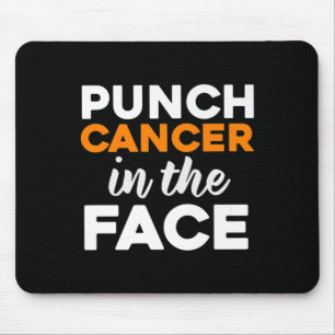 Punch Cancer In The Face Leukaemia Awareness Mouse Pad