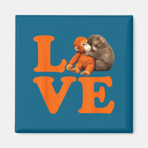 Punch cute monkey magnet
