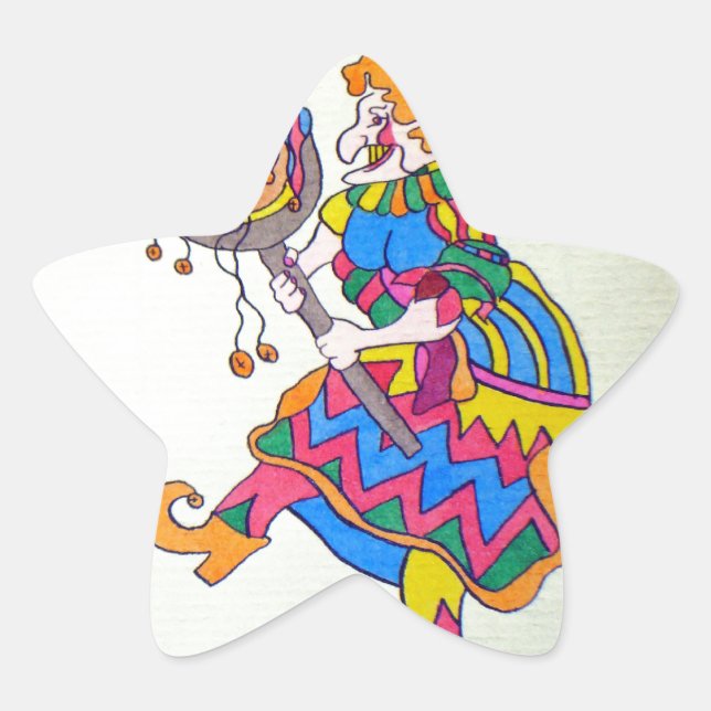 PUNCH & JUDY STAR STICKER (Front)