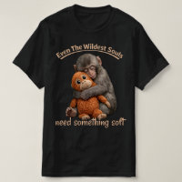 Punch-kun Monkey  Hug Graphic Tee.