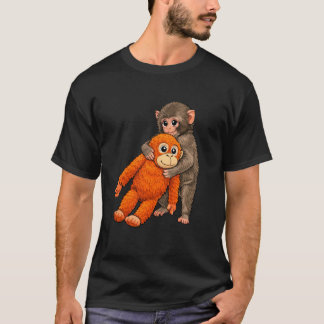 Punch Monkey and Stuffed Animal Punch Fan Viral Vi T-Shirt