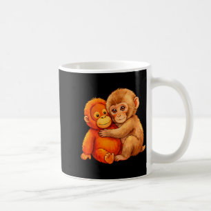 Punch monkey cute baby funny animal coffee mug