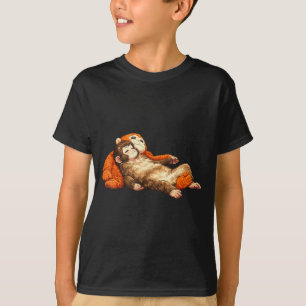Punch monkey cute baby funny animal T-Shirt