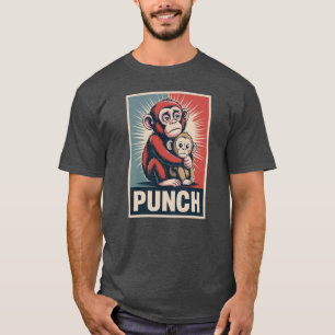 Punch Monkey Cute Baby Funny T-Shirt
