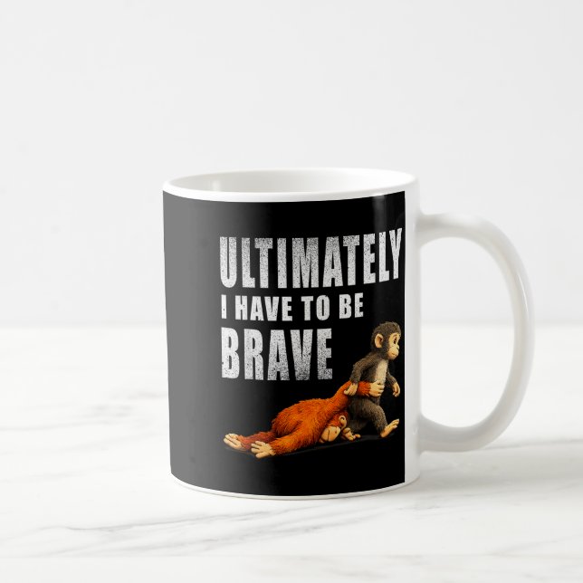 Punch monkey punch baby monkey lonely monkey  coffee mug (Right)