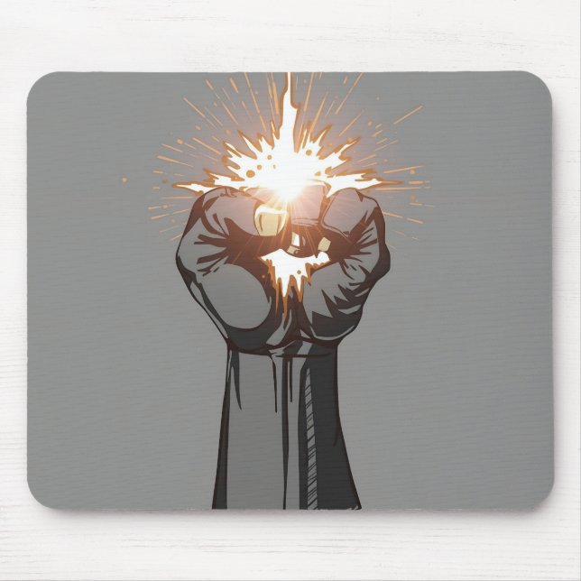 Punch of light mouse pad (Front)