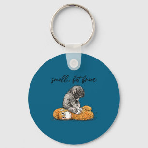 Punch team baby monkey punch monkey meme key ring