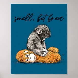 Punch team baby monkey punch monkey meme poster
