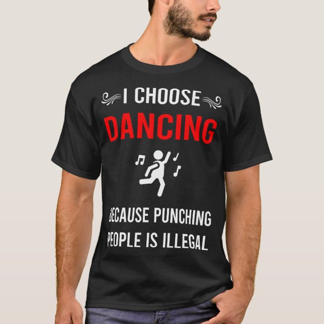 Punching Dancing Dance Dancer T-Shirt (Front)