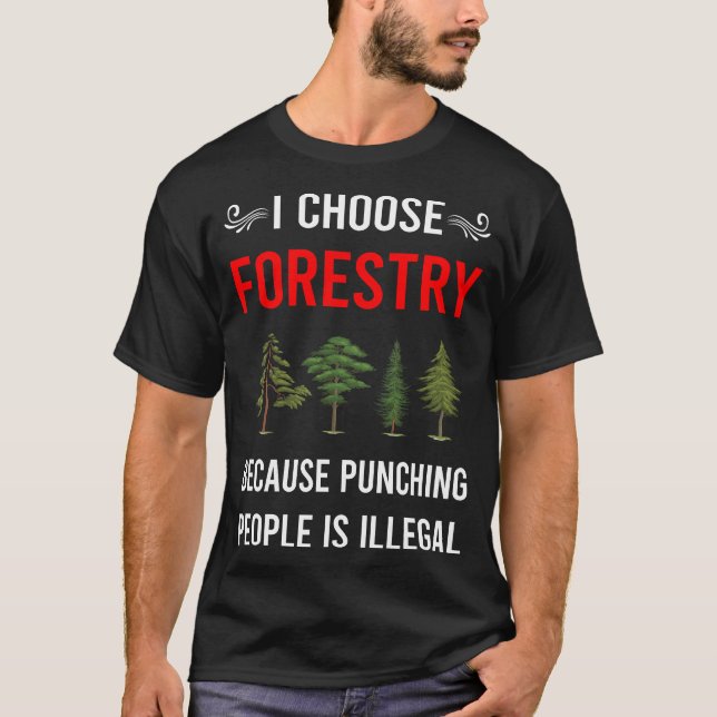 Punching Forestry T-Shirt (Front)