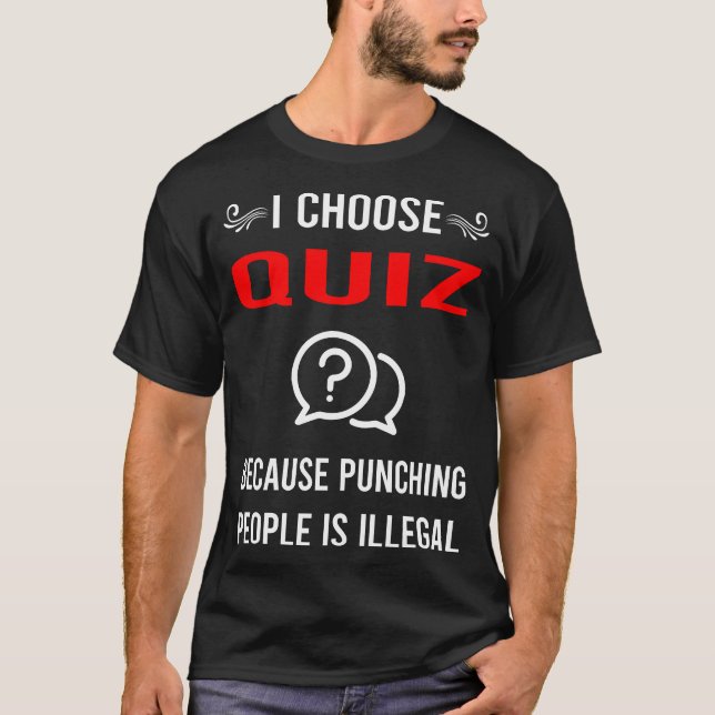 Punching Quizzes Quiz T-Shirt (Front)