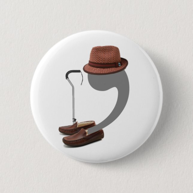 Punctuate Me - Comma Button (Front)