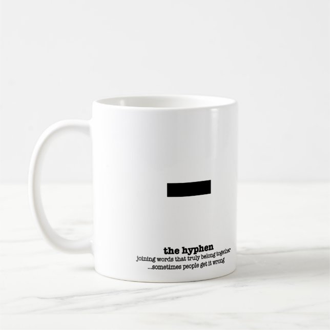 Punctuation Grammar Mug Gifts for English Teachers (Left)