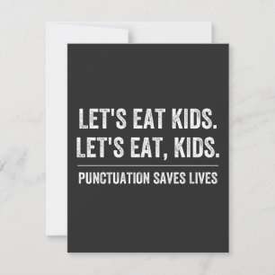 Punctuation Saves Lives