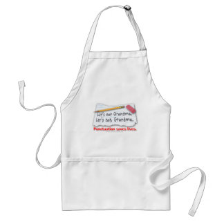 Punctuation Saves Lives Standard Apron