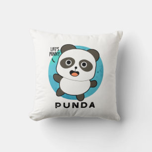 Punda Funny Animal Panda Pun Cushion