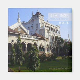 Pune India AgaKhan Palace Magnet Change Year