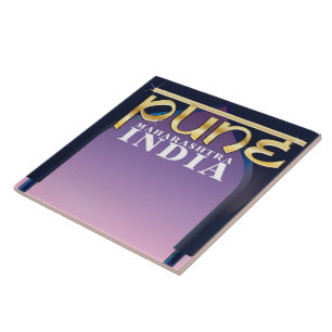 Pune, Maharashtra India vacation poster Tile