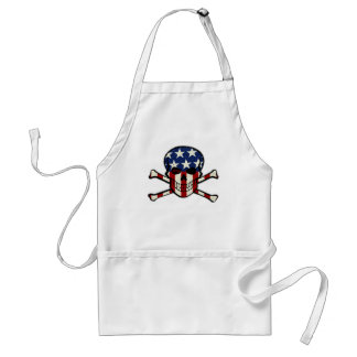 Punisher Skull Americana Flag Graphic Standard Apron