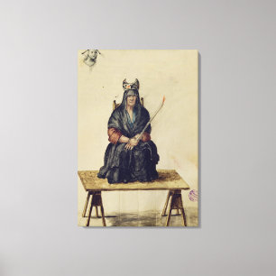 Punishment of a sorceress canvas print