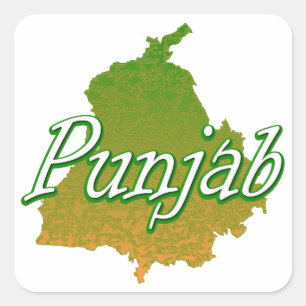 Punjab Square Sticker