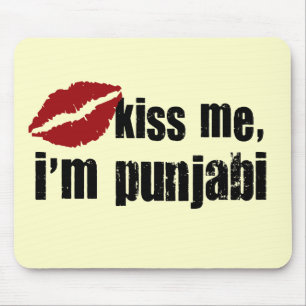 Punjabi Kiss Mouse Pad