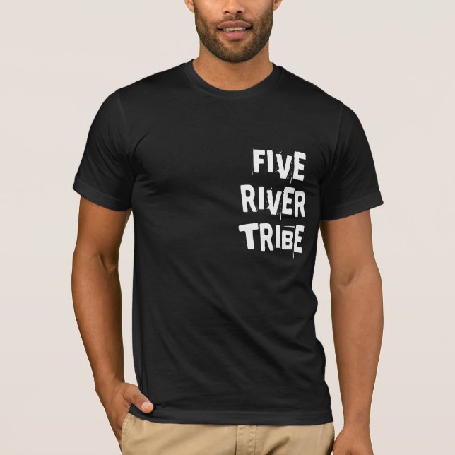 Punjabi Punjab Five River Tribe  desi Indian T-Shirt (Front)